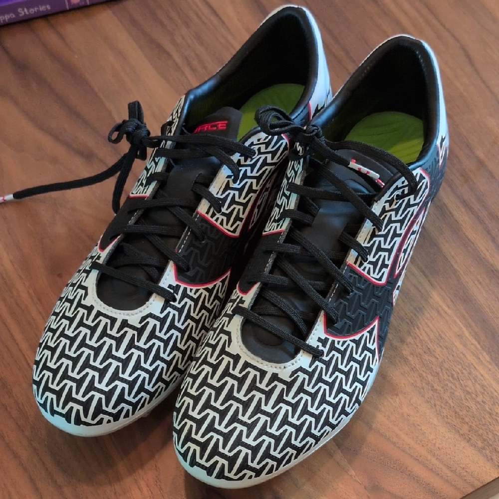 Under Armour Black and White Athletic Shoes..